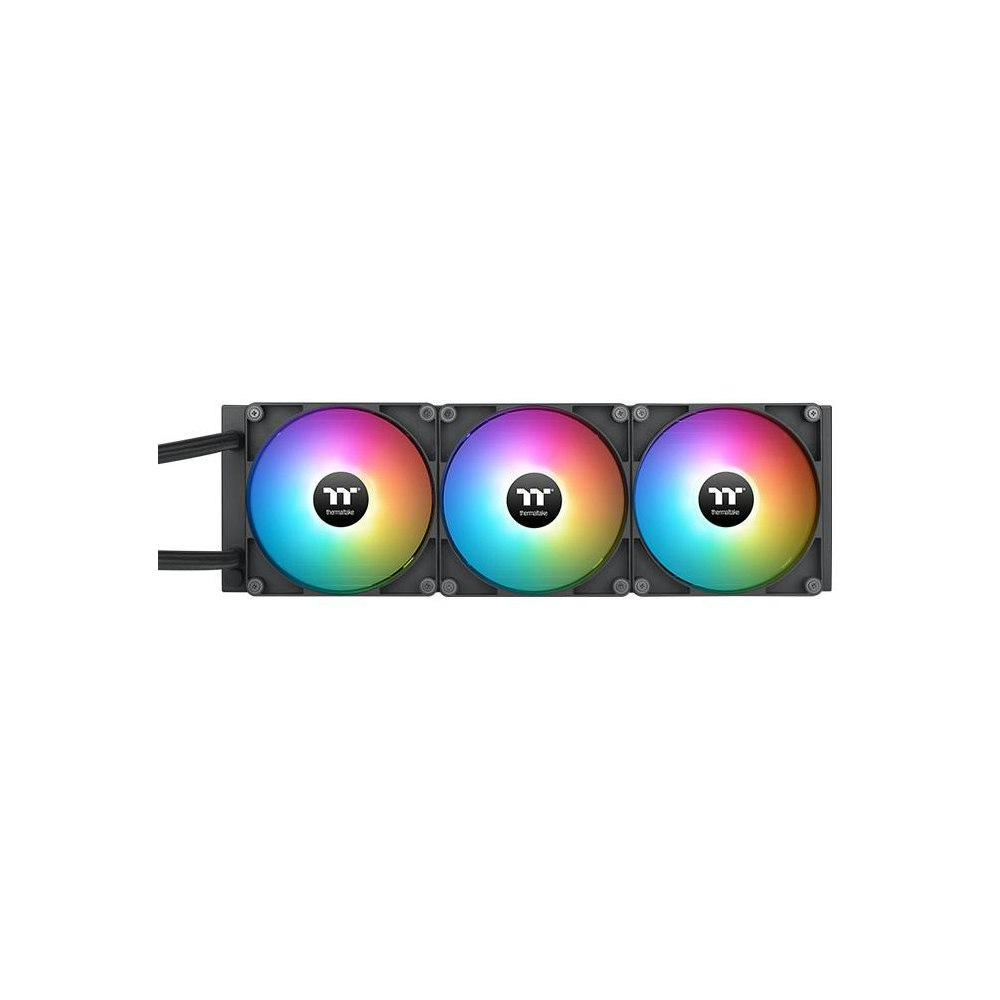 A large main feature product image of Thermaltake TH420 V2 Ultra ARGB - 420mm AIO Liquid CPU Cooler with LCD Display