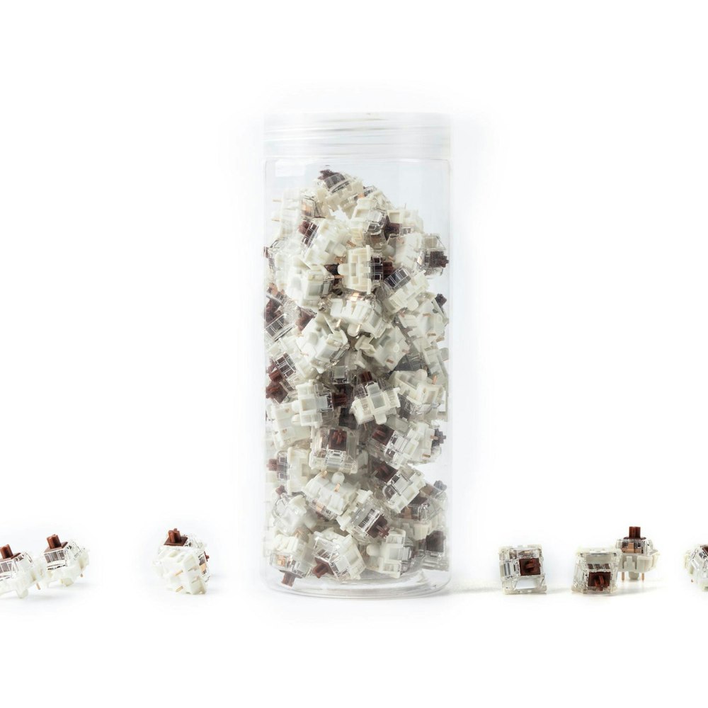 A large main feature product image of Gateron G Pro 3.0 Brown - 55g Tactile Switch Set (110pcs)