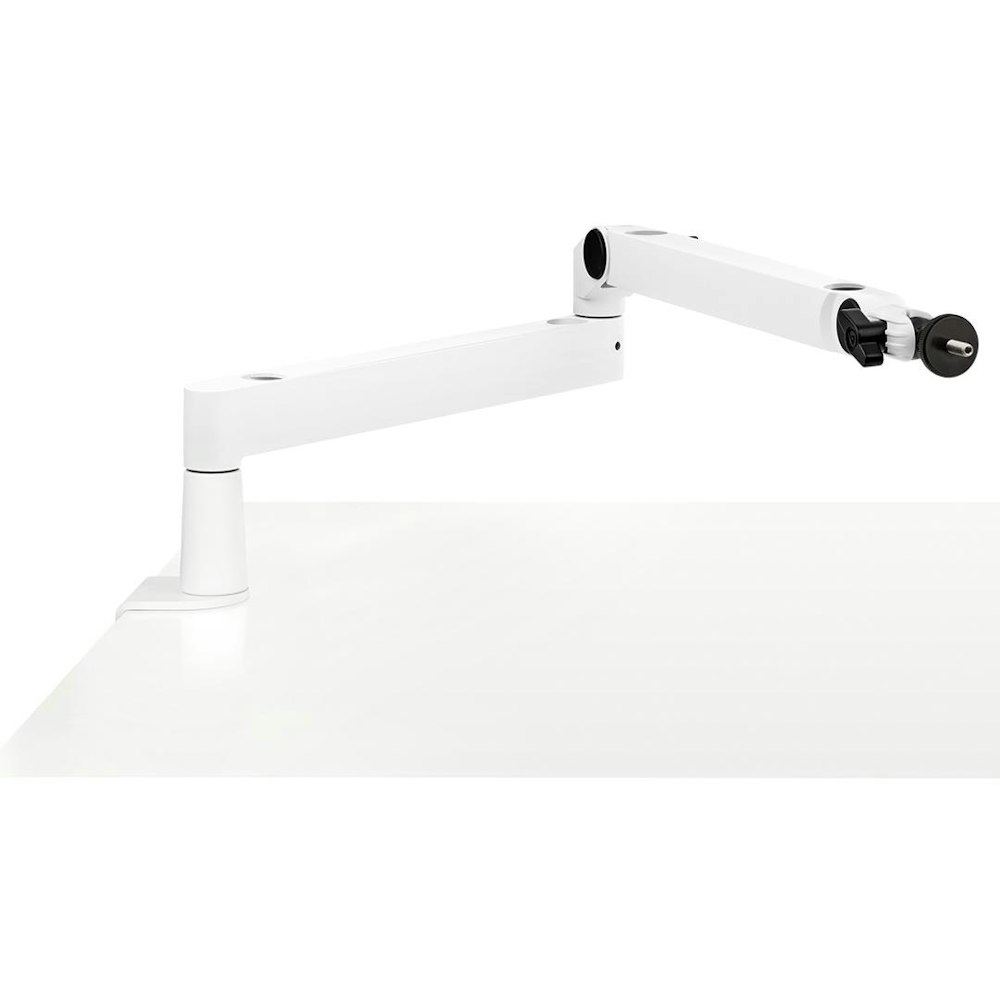 A large main feature product image of Elgato Wave Low Profile Microphone Arm - White