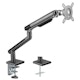 A small tile product image of Brateck Single Monitor Premium Slim Aluminum Spring-Assisted Monitor Arm Fix Most 17"-32" - Black