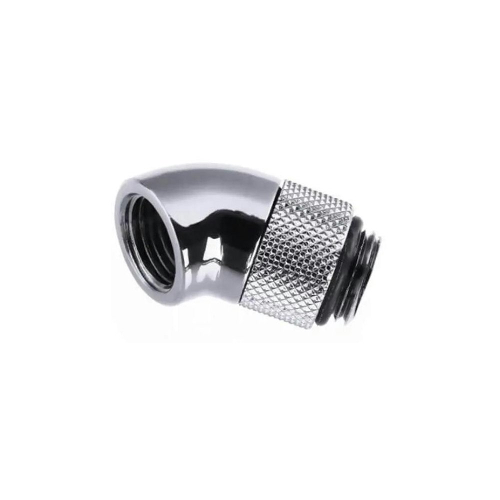 A large main feature product image of Bykski G1/4" 45 Degree Rotary Fitting (Silver)