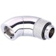 A small tile product image of Bykski G1/4 90 Degree Dual Rotary Extender - Polished Silver