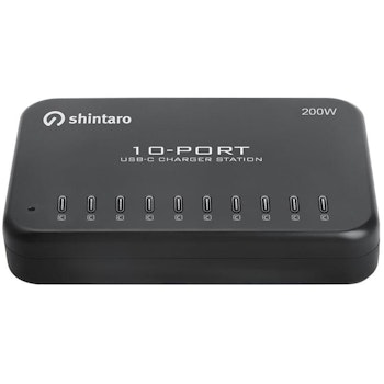 Product image of Shintaro Multi Device 200W 10-port USB-C Charger - Click for product page of Shintaro Multi Device 200W 10-port USB-C Charger