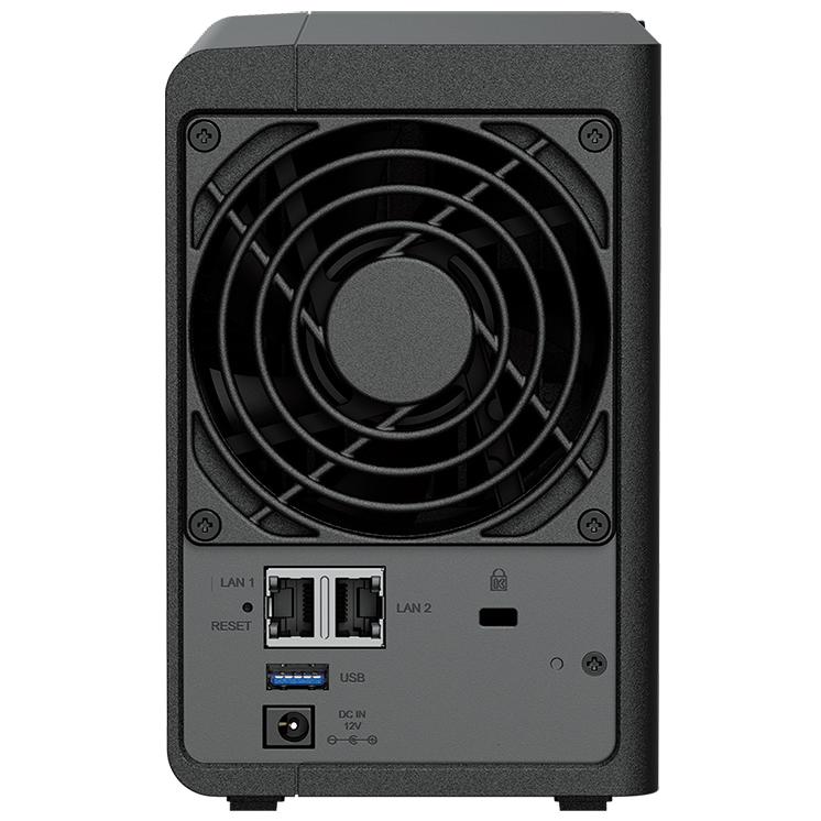 A large main feature product image of Synology DiskStation DS224+ 2-Bay NAS (2.0GHz Celeron 4-Core, 2GB RAM, 1GbE)