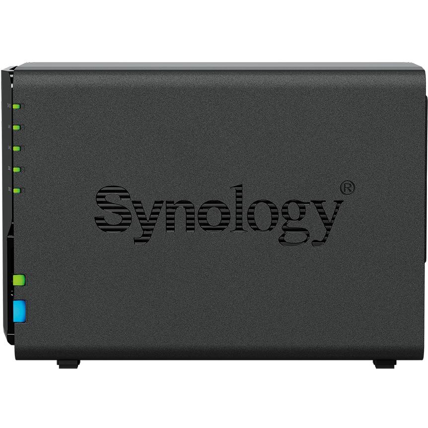 A large main feature product image of Synology DiskStation DS224+ 2-Bay NAS (2.0GHz Celeron 4-Core, 2GB RAM, 1GbE)