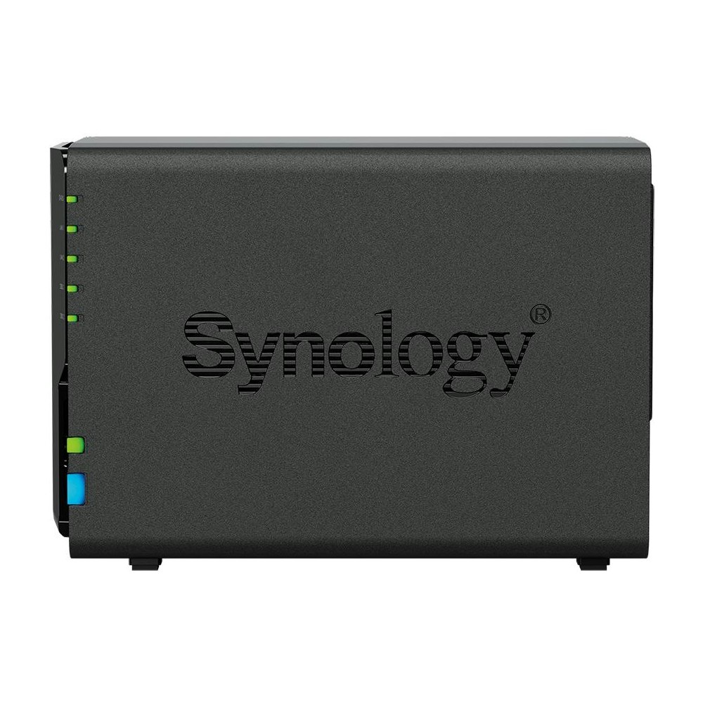 A large main feature product image of Synology DiskStation DS224+ Intel Celeron 4-core 2.0GHz 2-Bay Diskless NAS Enclsoure