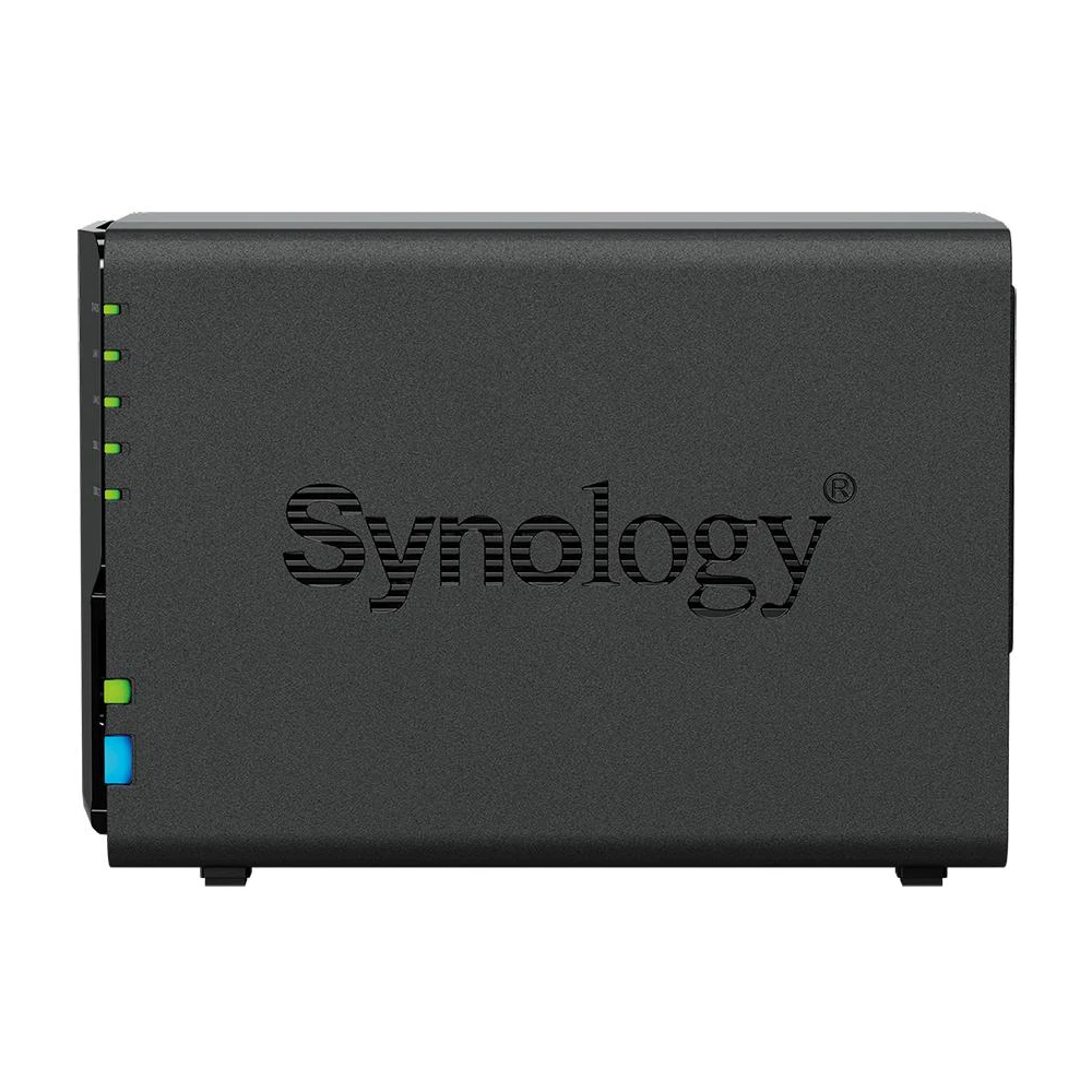 A large main feature product image of Synology DiskStation DS224+ 2-Bay NAS (2.0GHz Celeron 4-Core, 2GB RAM, 1GbE)