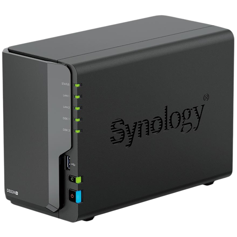 Synology DiskStation DS224+ Intel Celeron 4-core 2.0GHz 2-Bay Diskless NAS Enclsoure
