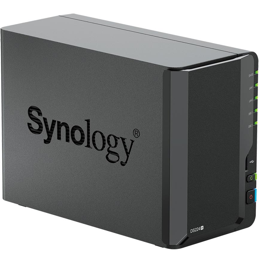 Synology DiskStation DS224+ 2-Bay NAS (2.0GHz Celeron 4-Core, 2GB RAM ...