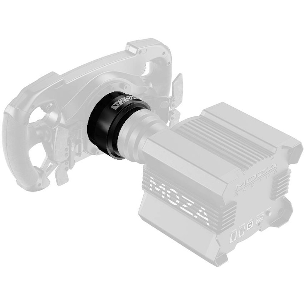 A large main feature product image of MOZA Quick Release Adapter