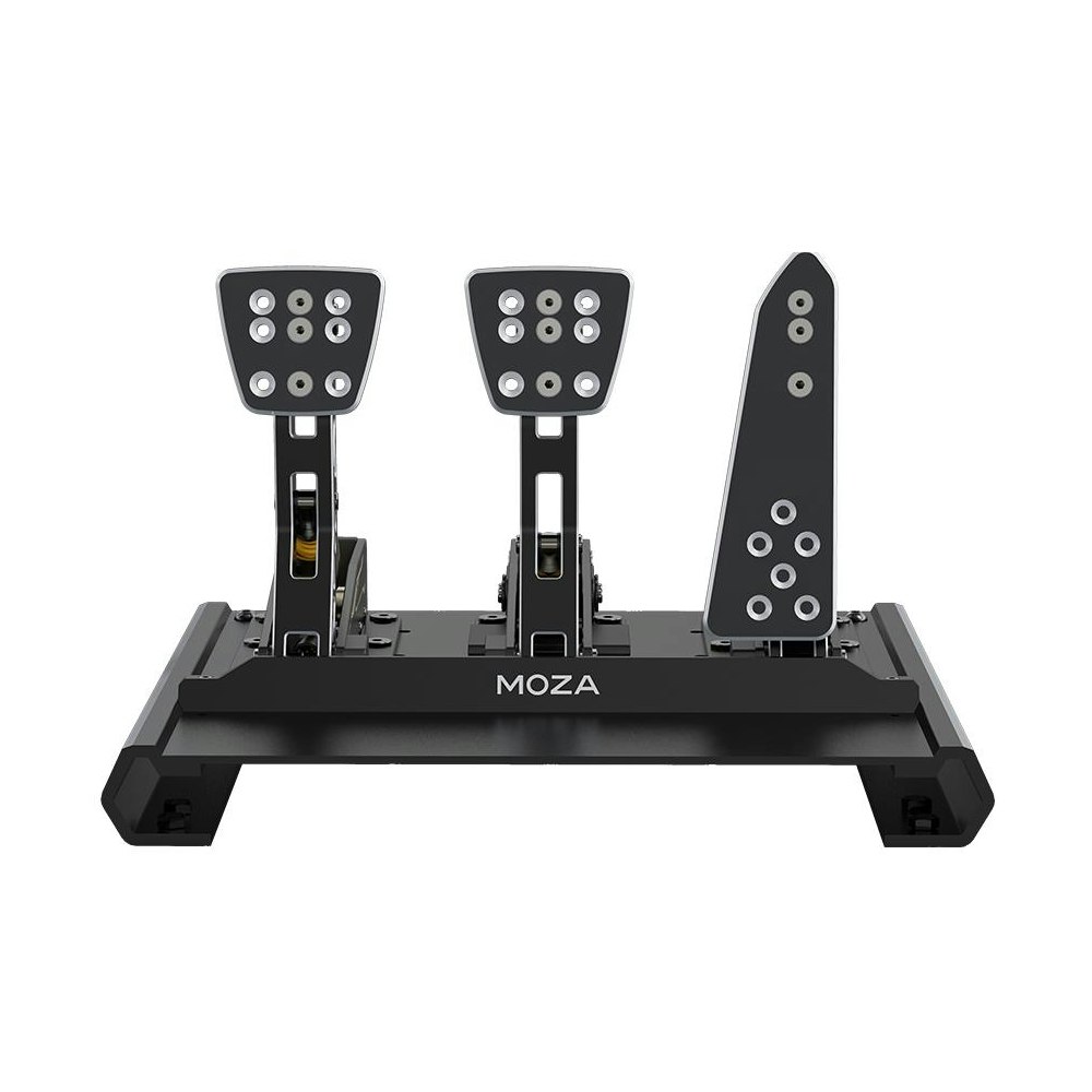 A large main feature product image of MOZA CRP Load Cell Pedal Pedals