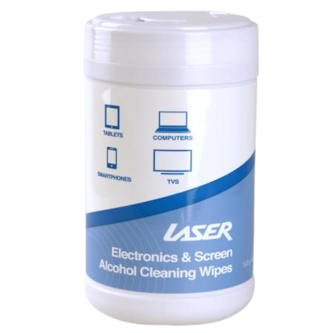 Laser Alcohol Cleaning Wipes 100 Pack