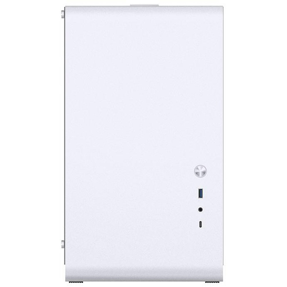 A large main feature product image of Jonsbo U4 Mini mATX Case - White