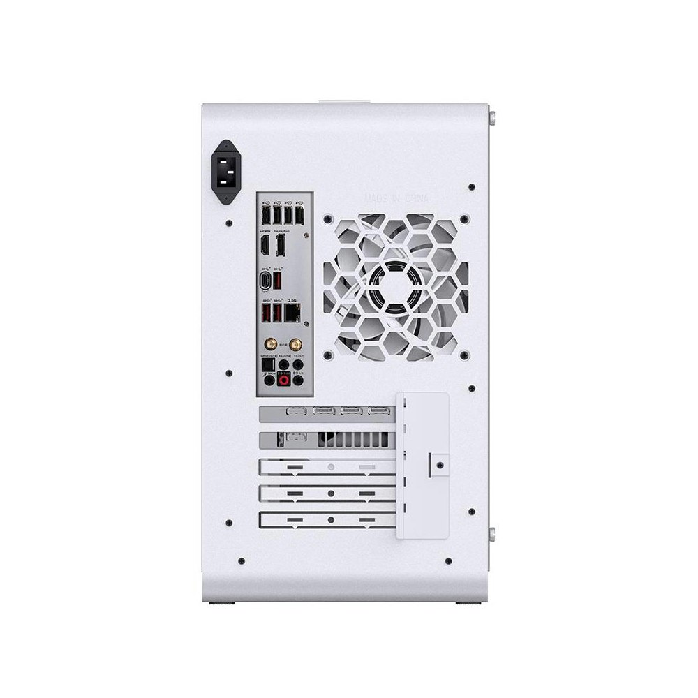 A large main feature product image of Jonsbo U4 Mini mATX Case - White