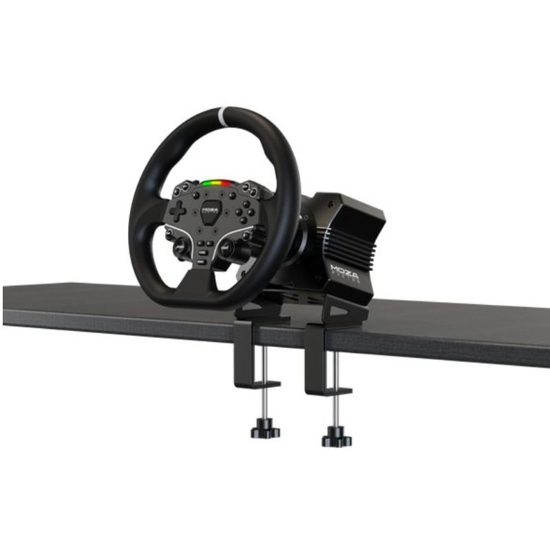 A large main feature product image of MOZA R5 Racing Simulator Bundle - 5.5Nm Direct Drive Wheel & Pedals