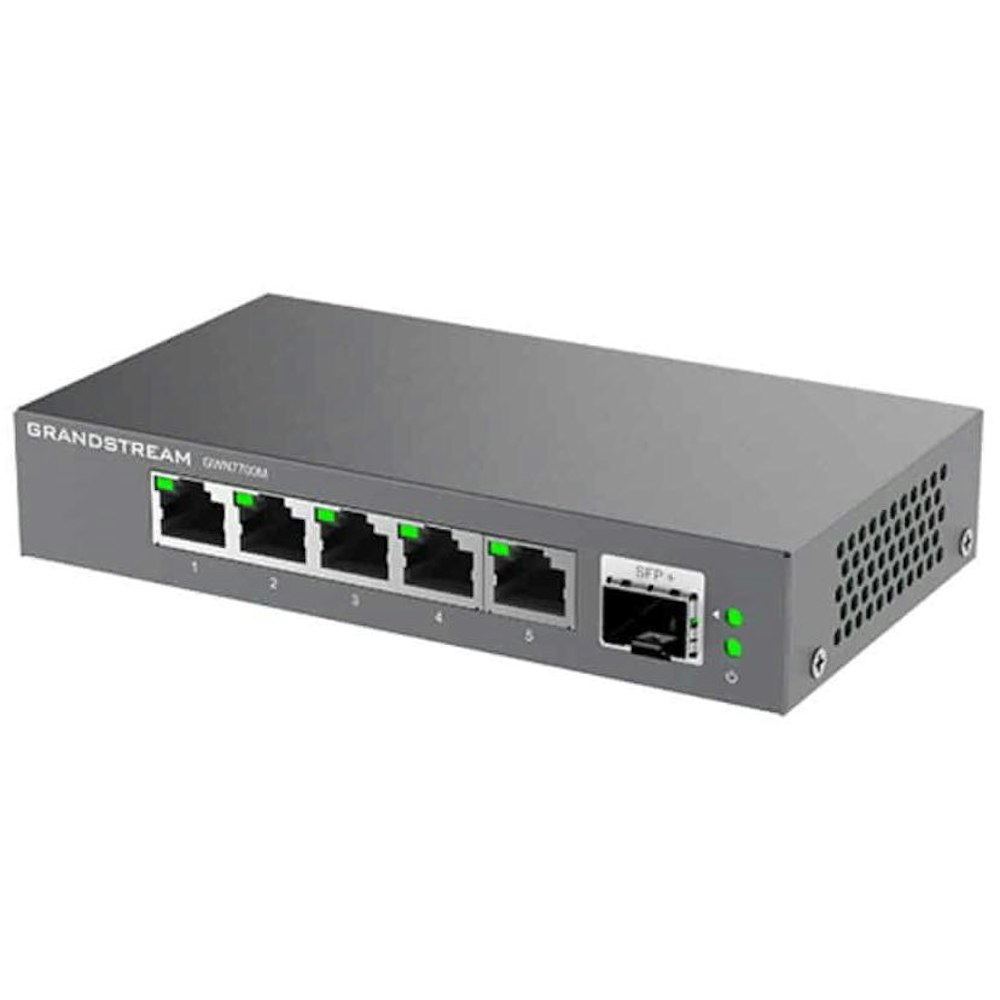 A large main feature product image of Grandstream 5 port Unmanaged 2.5 Multi-Gigabit Switch