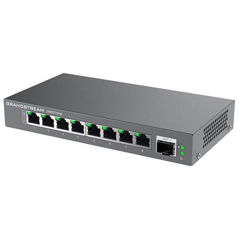 A large main feature product image of Grandstream 8 port Unmanaged 2.5 Multi-Gigabit Switch