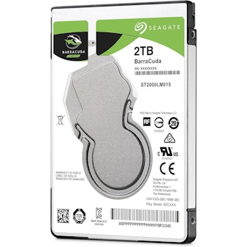 Product image of Seagate BarraCuda 2.5" Notebook HDD - 2TB 128MB - Click for product page of Seagate BarraCuda 2.5" Notebook HDD - 2TB 128MB