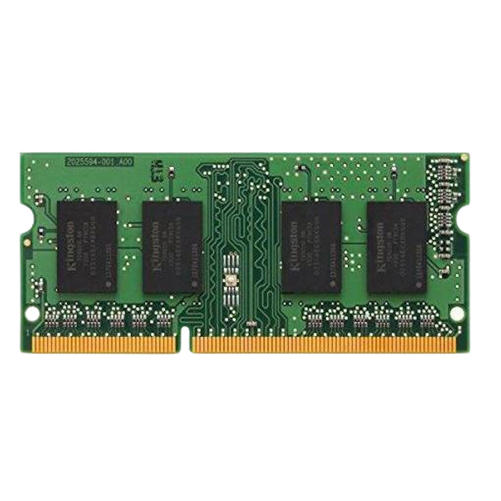 A large main feature product image of Kingston 8GB Single (1x8GB) DDR3L SO-DIMM C11 1600MHz 