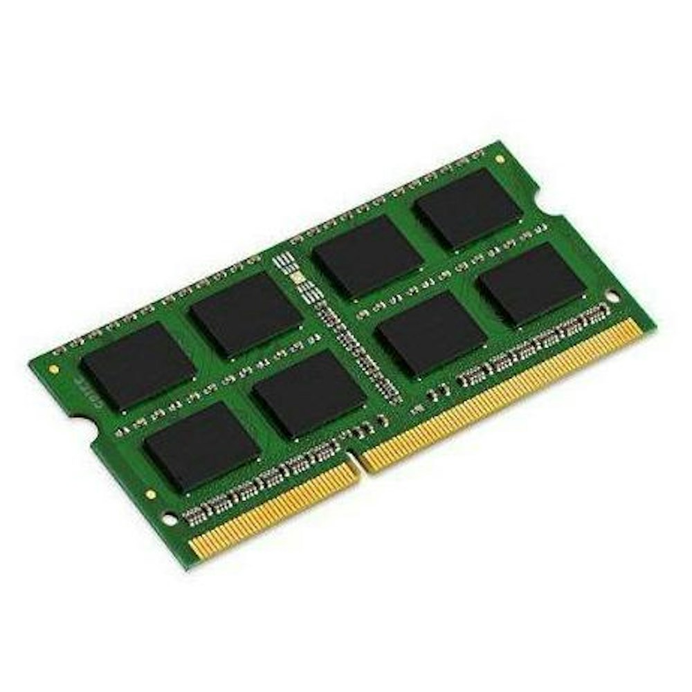 A large main feature product image of Kingston 8GB Single (1x8GB) DDR3L SO-DIMM C11 1600MHz 