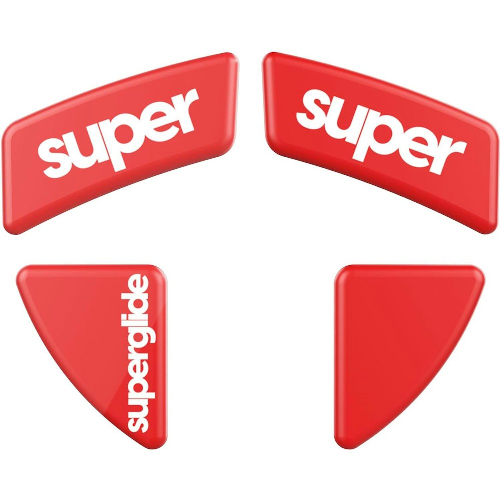 A large main feature product image of Pulsar Superglide 2 Mouse Skate for Razer Viper Ultimate - Red