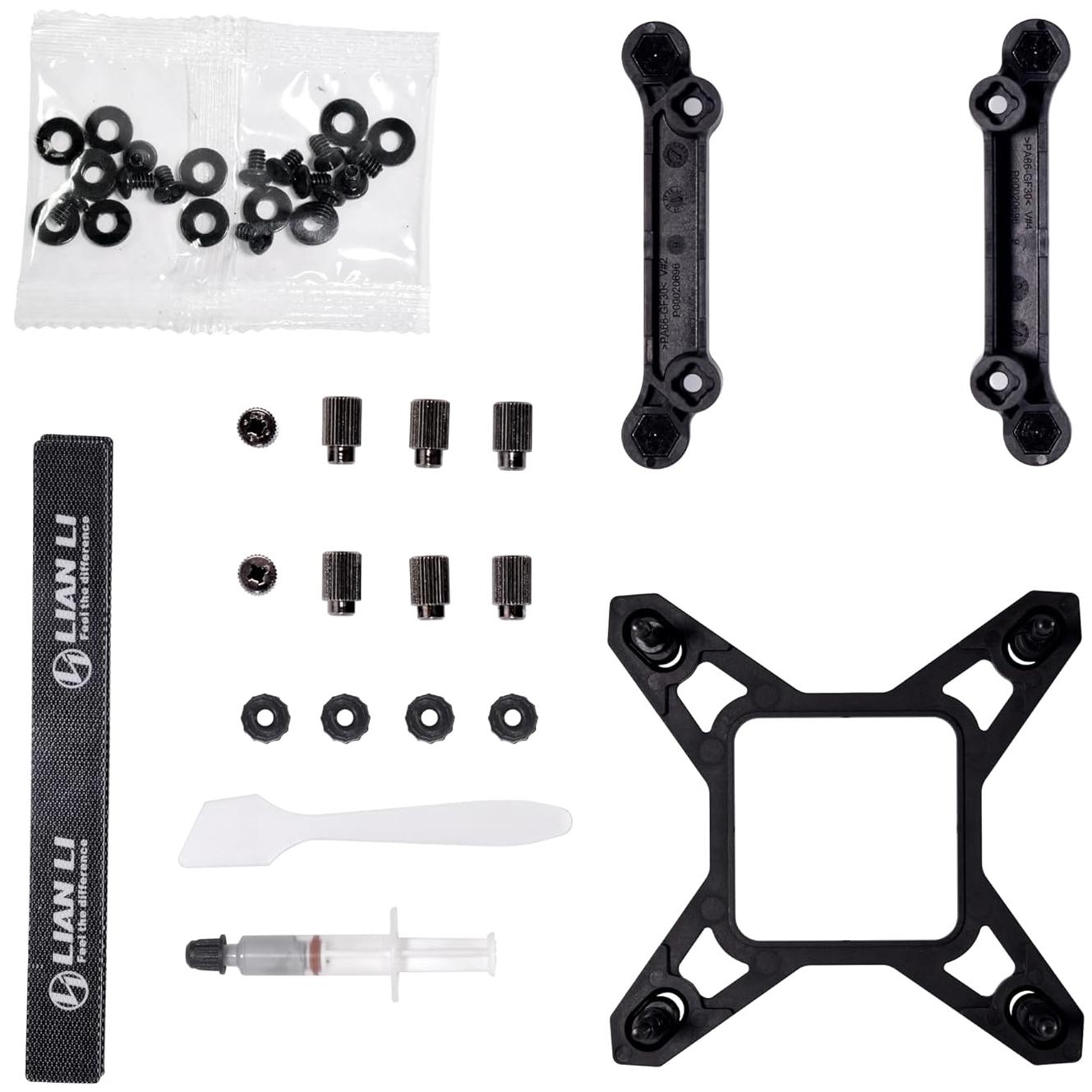 A large main feature product image of Lian Li Galahad II LCD 360mm ARGB AIO Liquid CPU Cooler (Black)