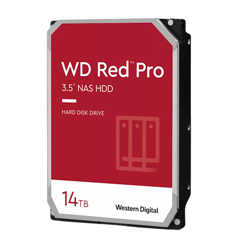 WD Red Pro 3.5" NAS HDD - 14TB 512MB