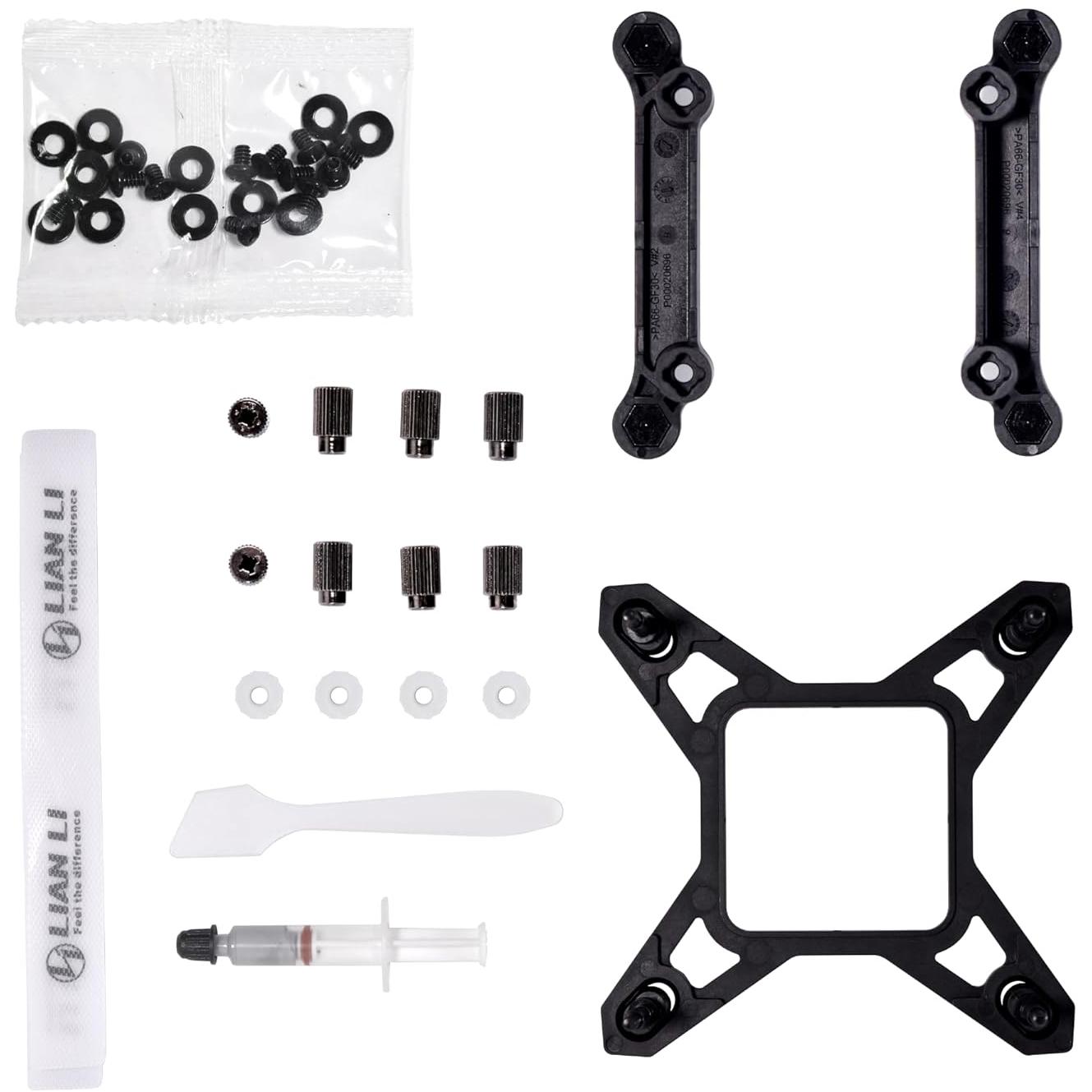 A large main feature product image of Lian Li Galahad II LCD SL Infinity - 360mm RGB AIO Liquid CPU Cooler (White)