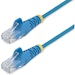 A product image of Startech 1m CAT6 Cable - Blue - Slim CAT6 Patch Cable - Snagless