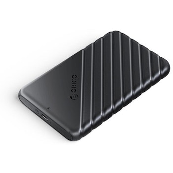 Product image of ORICO 2.5" SATA HDD/SSD Type-C Enclosure - Black - Click for product page of ORICO 2.5" SATA HDD/SSD Type-C Enclosure - Black