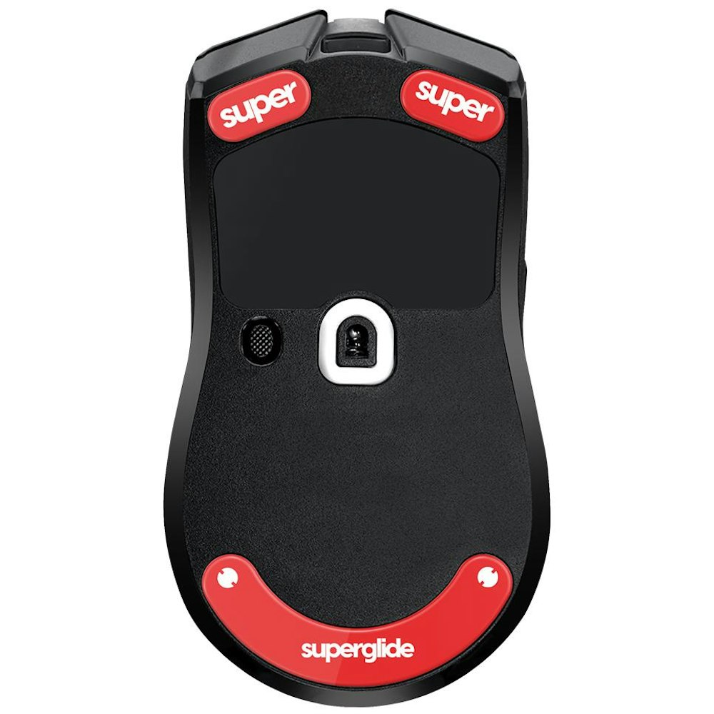 A large main feature product image of Pulsar Superglide 2 Mouse Skate for Razer Viper V2 Pro - Red