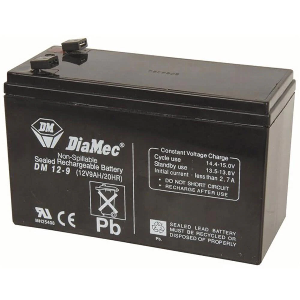 DiaMec 12V 9Ah SLA UPS Battery