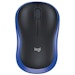 A product image of Logitech M185 Compact Wireless Mouse - Blue
