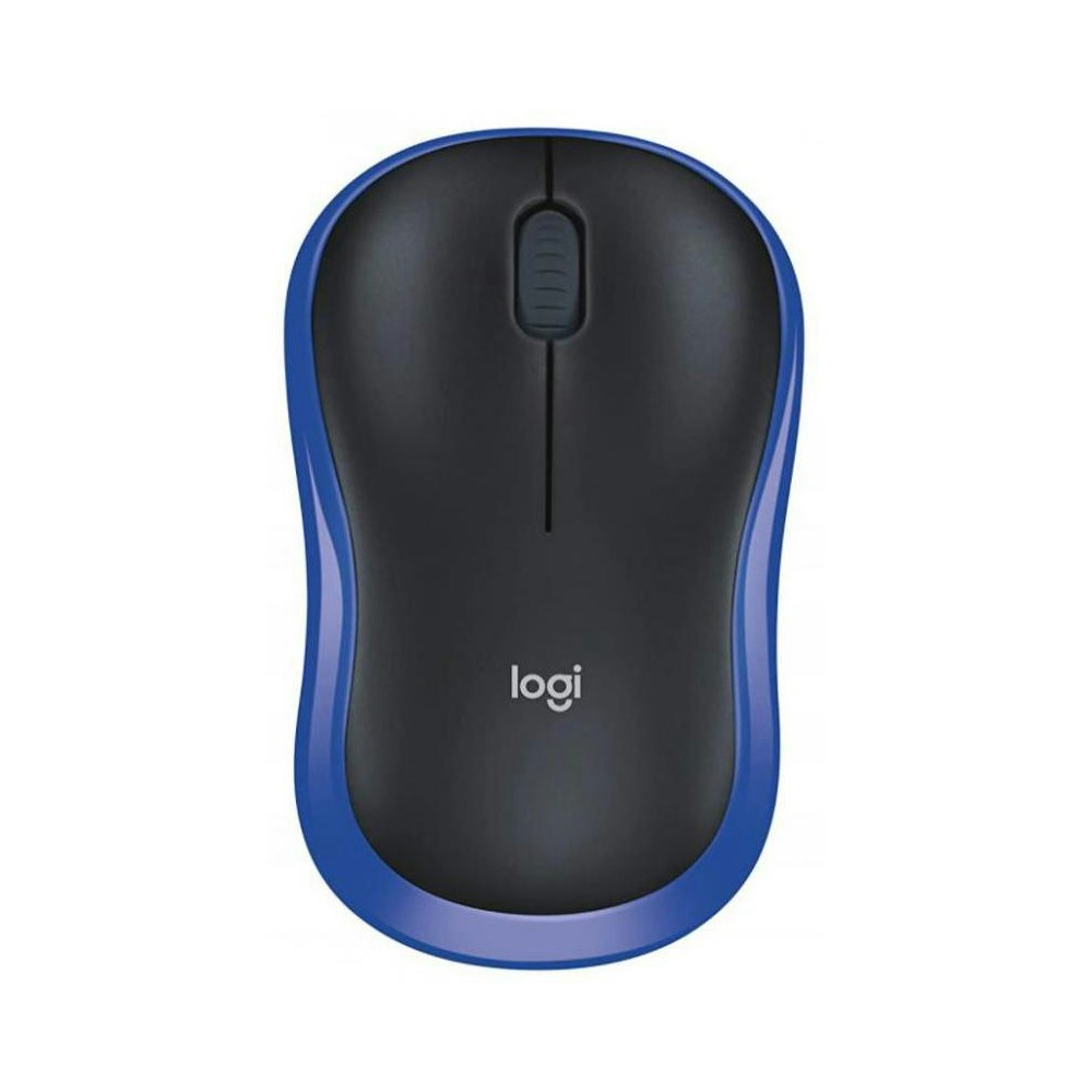 A large main feature product image of Logitech M185 Compact Wireless Mouse - Blue