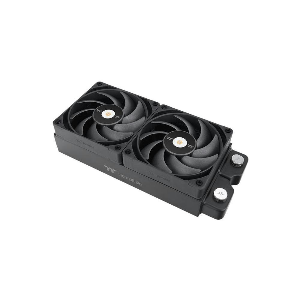 A large main feature product image of Thermaltake Toughfan 14 Pro - 140mm PWM Radiator Fan (2 Pack)