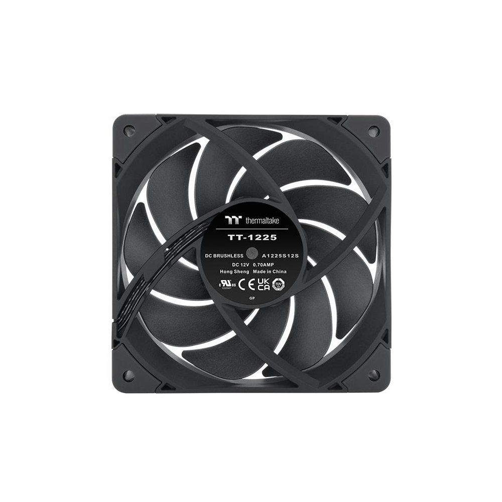 A large main feature product image of Thermaltake Toughfan 12 Pro - 120mm PWM Radiator Fan