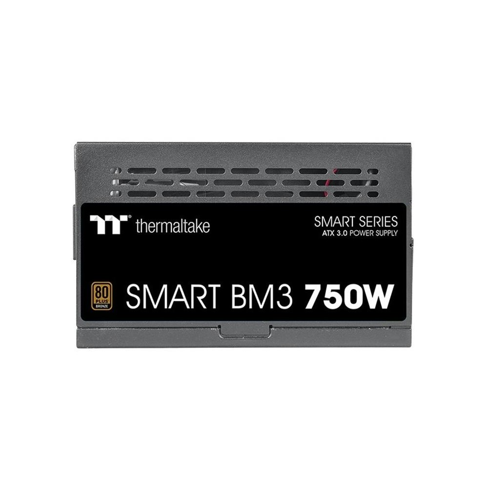 A large main feature product image of Thermaltake Smart BM3 - 750W 80PLUS Bronze PCIe 5.0 ATX  Semi-Modular PSU