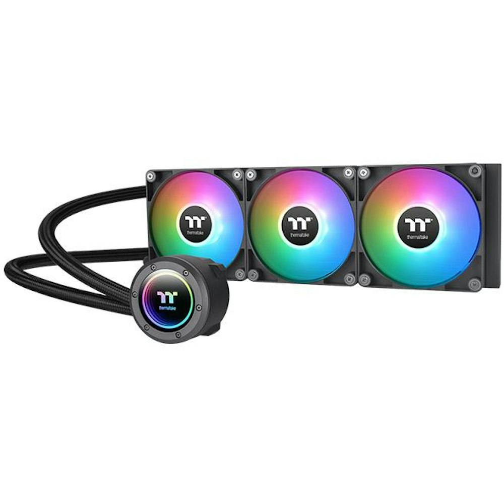 A large main feature product image of Thermaltake TH420 V2 ARGB - 420mm AIO Liquid CPU Cooler