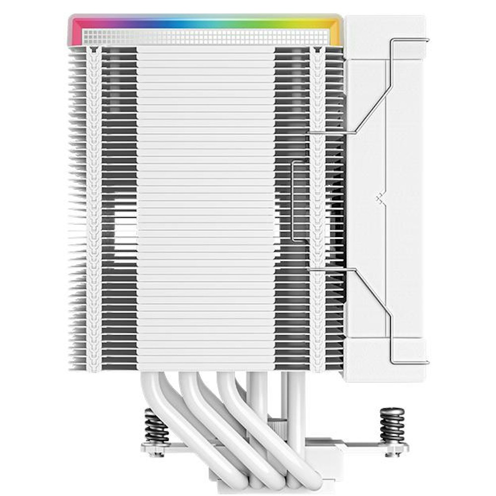 A large main feature product image of DeepCool AK500 Digital WH CPU Cooler - White