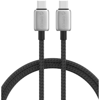 Product image of ORICO USB-C to USB-C PD60W Fast Charge & Data Cable - 1m - Click for product page of ORICO USB-C to USB-C PD60W Fast Charge & Data Cable - 1m