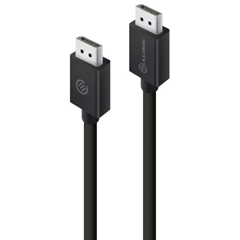 A large main feature product image of ALOGIC Elements DisplayPort to DisplayPort 1.2 Cable - 1m