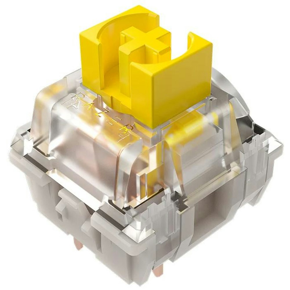 A large main feature product image of Razer Mechanical Switches – Linear Yellow (36 Pack)