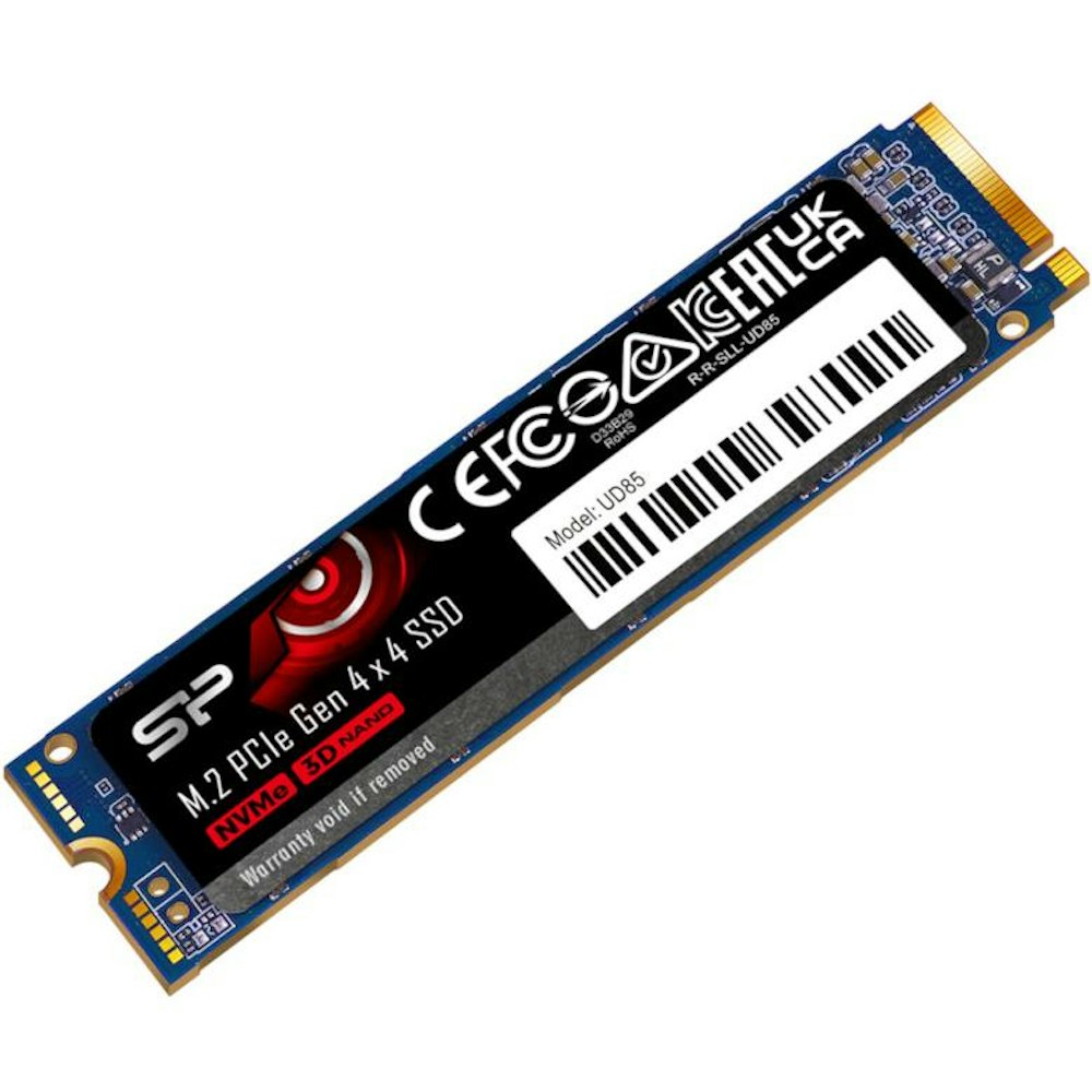 A large main feature product image of Silicon Power UD85 PCIe 4.0 NVMe M.2 SSD - 1TB