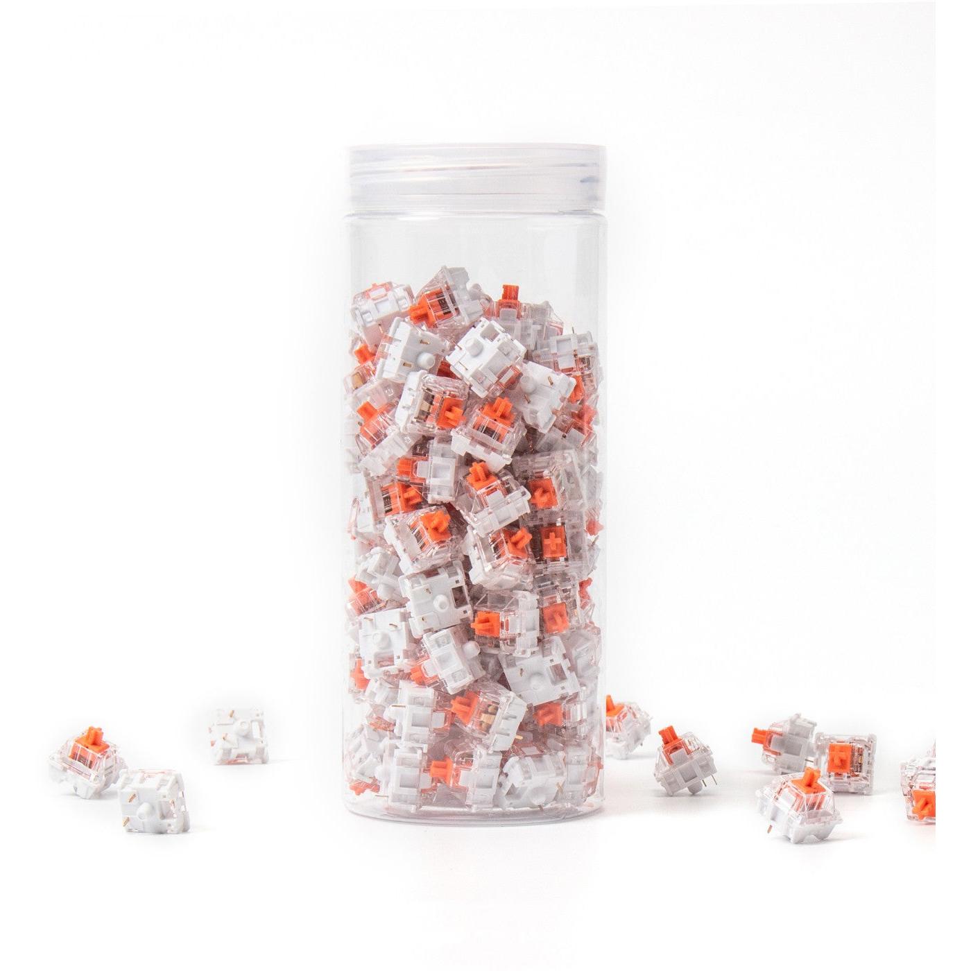 A large main feature product image of Keychron Silent K Pro Red - 45g Linear Switch Set (110pcs)