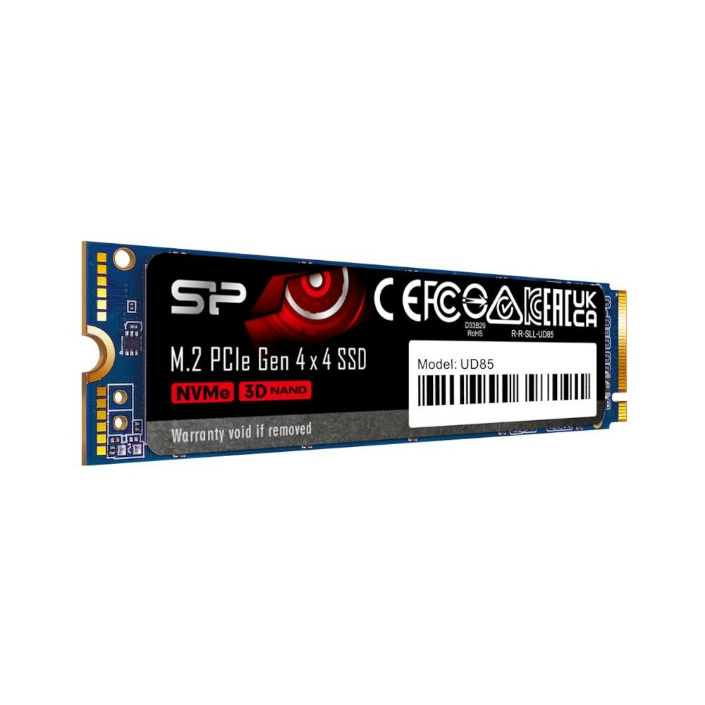 A large main feature product image of Silicon Power UD85 PCIe 4.0 NVMe M.2 SSD - 2TB