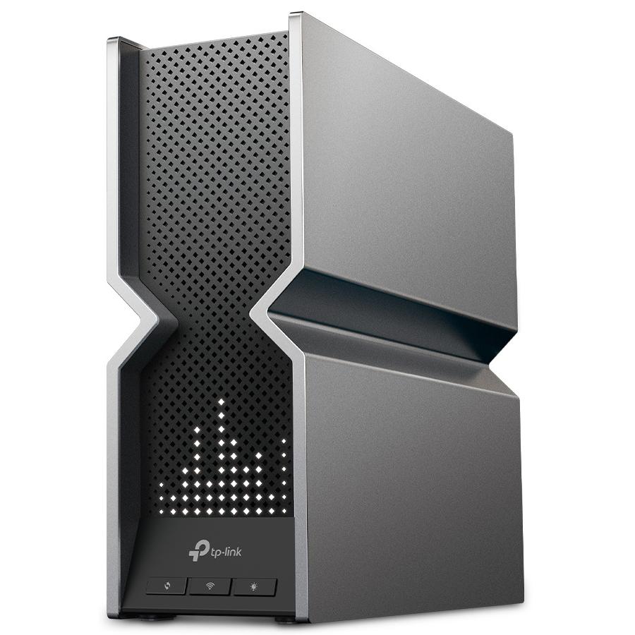 A large main feature product image of TP-Link Archer BE800 - BE19000 Tri-Band Wi-Fi 7 Router