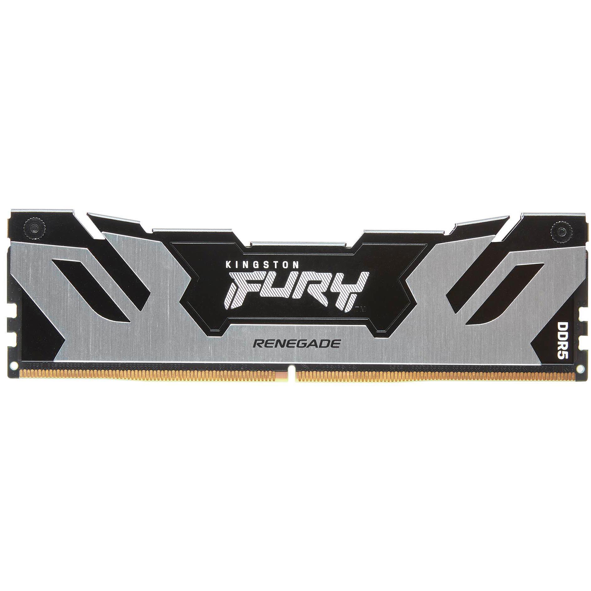 A large main feature product image of Kingston Fury Renegade 96GB Kit (2x48GB) DDR5-6400 C32
