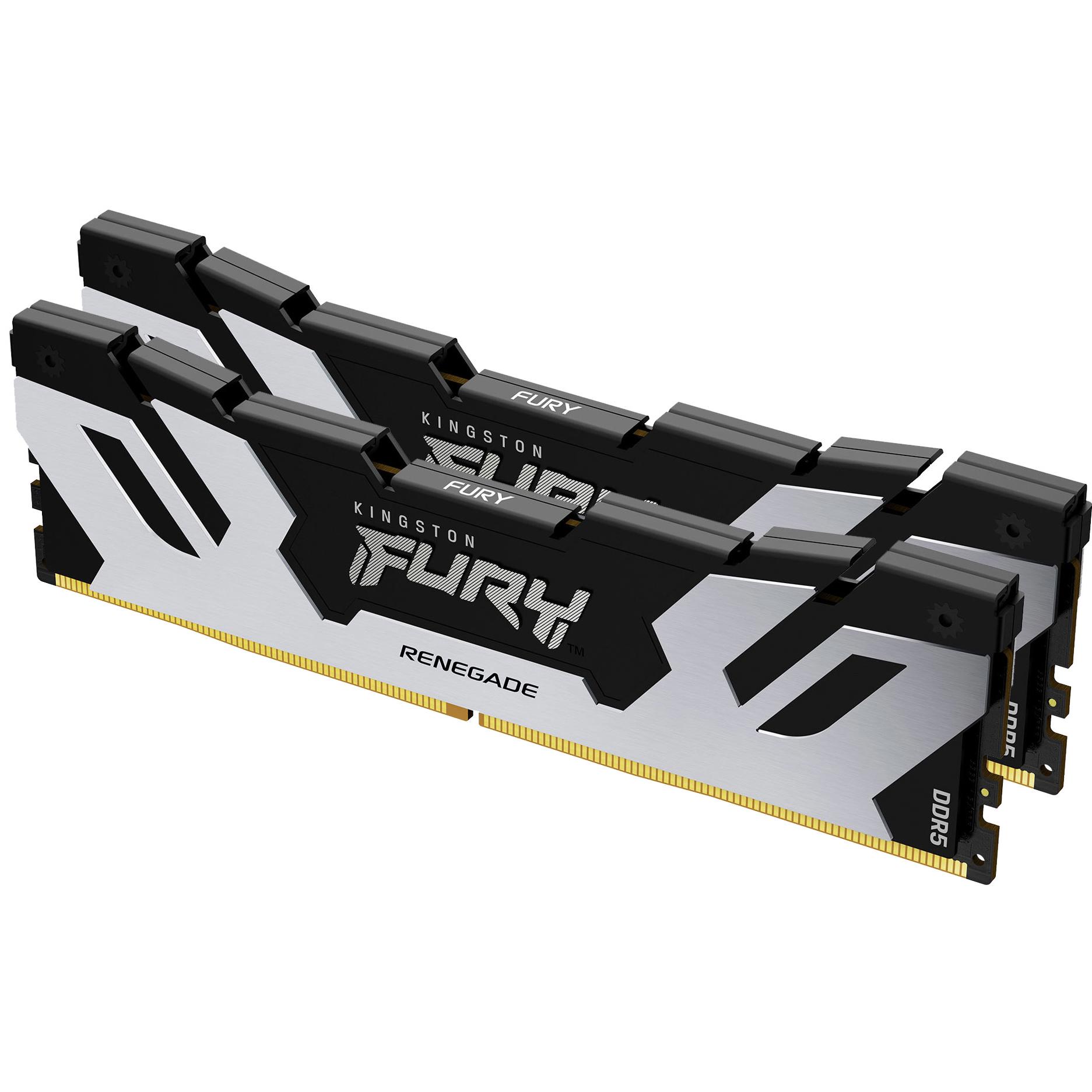 A large main feature product image of Kingston FURY Renegade 96GB Kit (2x48GB) DDR5-6000 C32