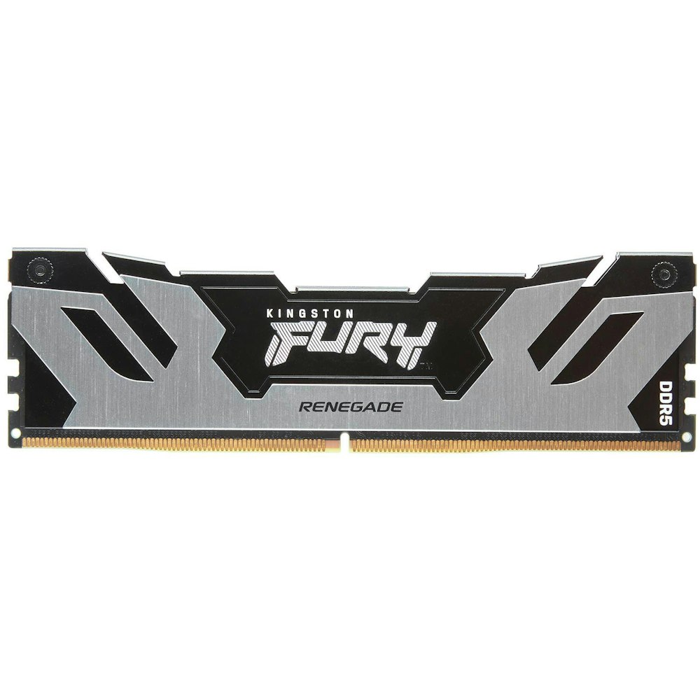 A large main feature product image of Kingston 96GB Kit (2x48GB) DDR5 Fury Renegade CL32 6000Mhz