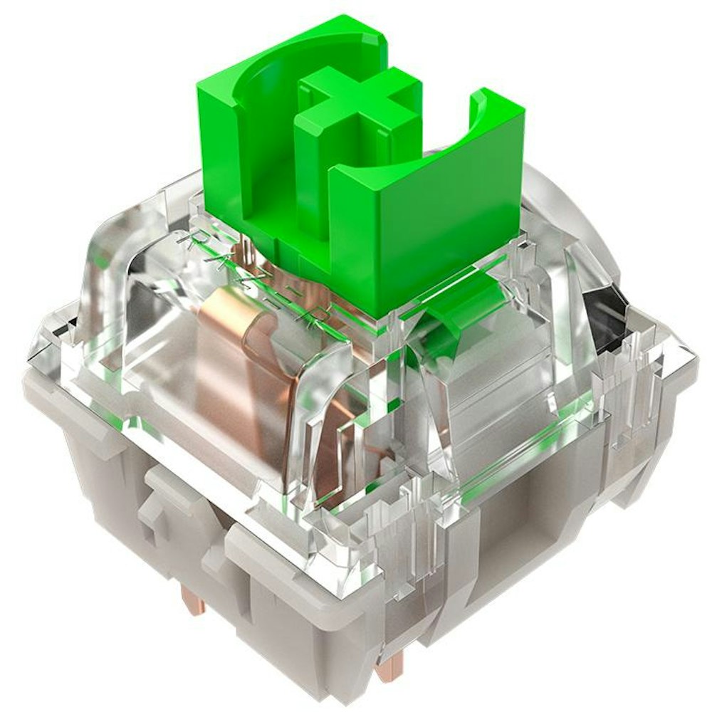 A large main feature product image of Razer Mechanical Switches – Clicky Green (36 Pack)